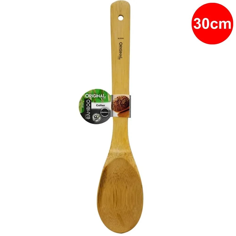 COLHER BAMBU ORIGINAL 30CM