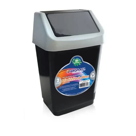 LIXEIRINHA DE MESA BASCULANTE ARQPLAST 2L