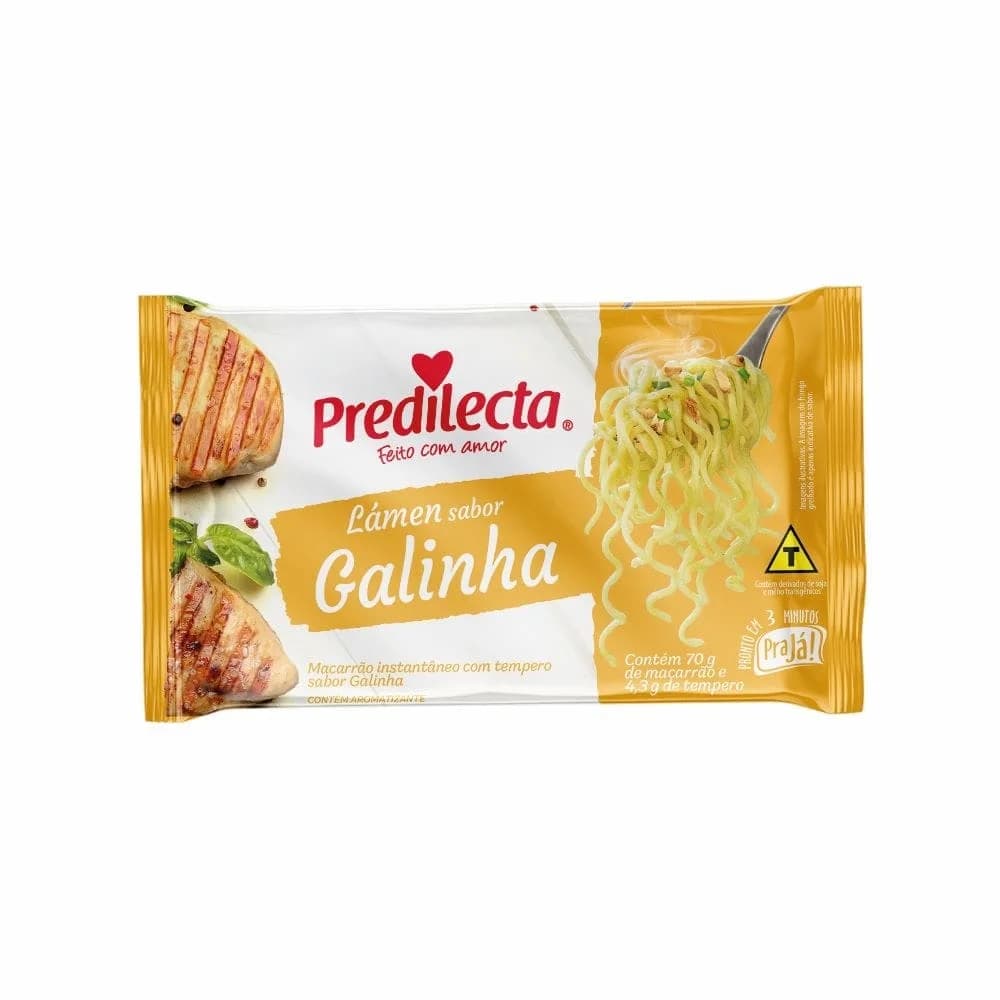 MACARRAO INSTANT PREDILECTA 74,3G GALINHA