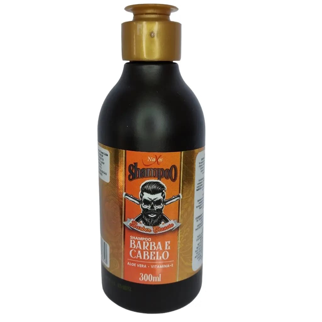 SHAMPOO NAXOS 300ML MEN BARBA E CABELO