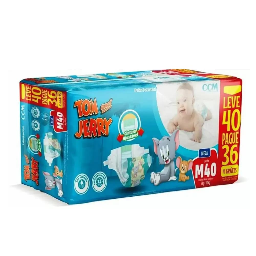 FRALDA DESC TOM AND JERRY MEGA M C40