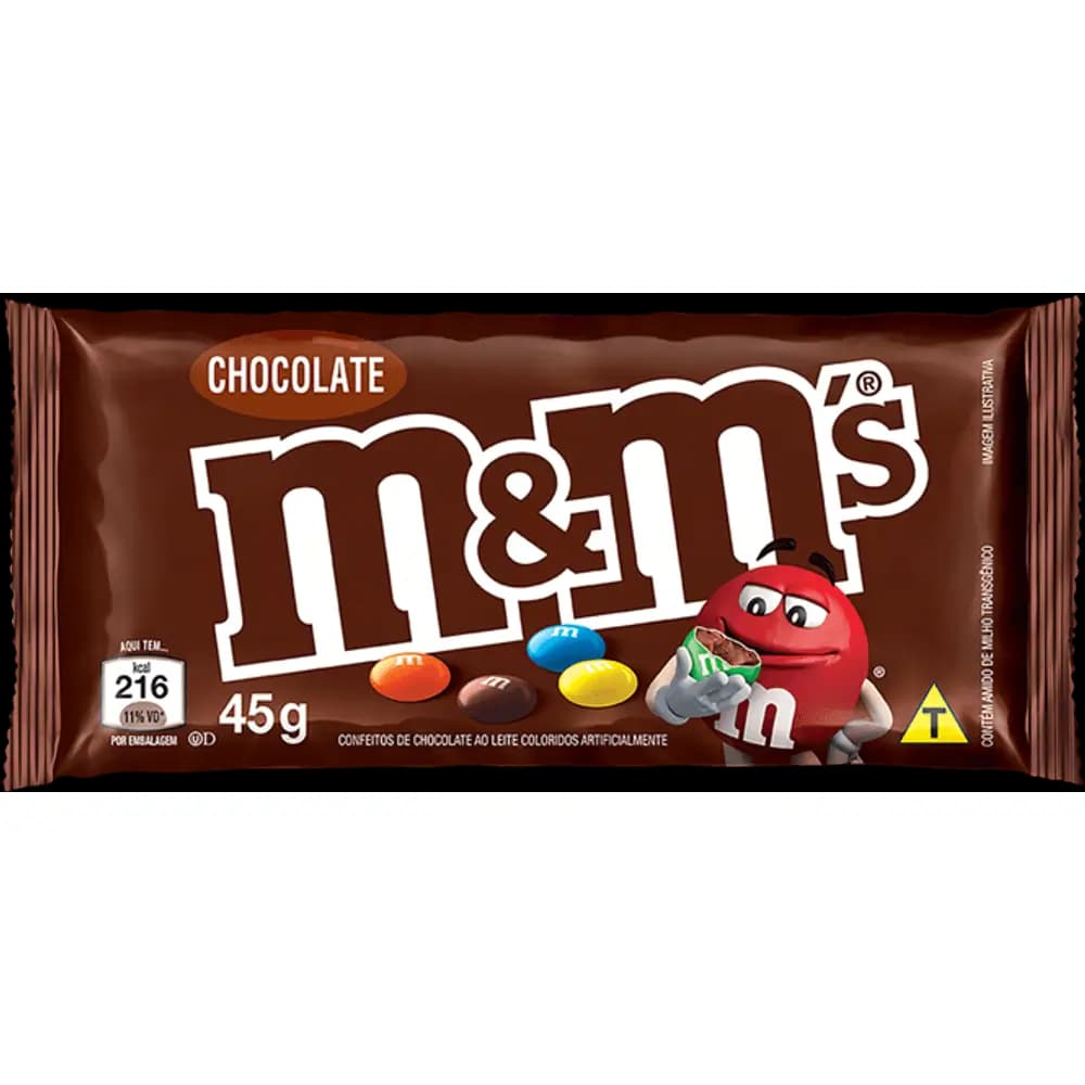 CHOCOLATE MMS 45G AO LEITE