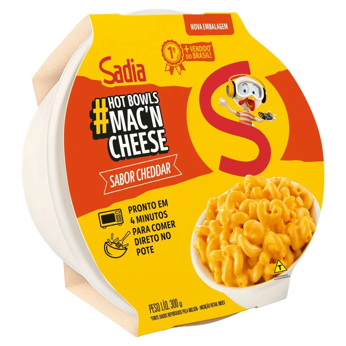 MACARRAO SADIA MAC N CHEESE CHEDDAR 300G