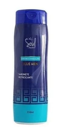 SABONETE LIQ SOUL MASC 210ML BLUE