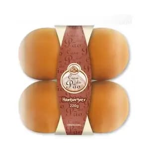 PAO DE HAMBURGUER CASA DO PAO 300G