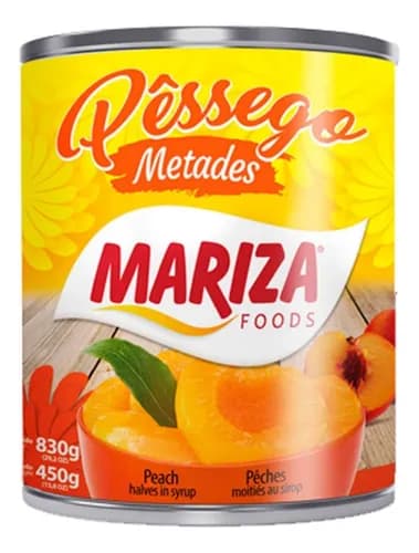 PESSEGO EM CALDA MARIZA 830G