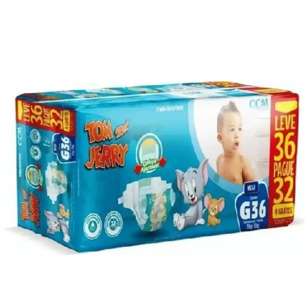 FRALDA DESC TOM AND JERRY MEGA G C36