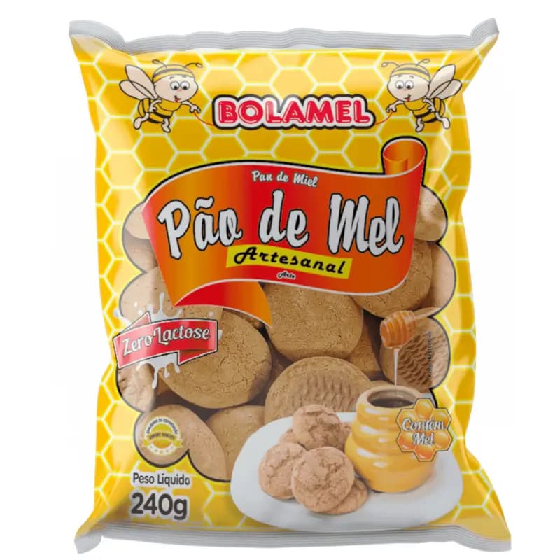 PAO DE MEL ARTESANAL BOLAMEL 240G