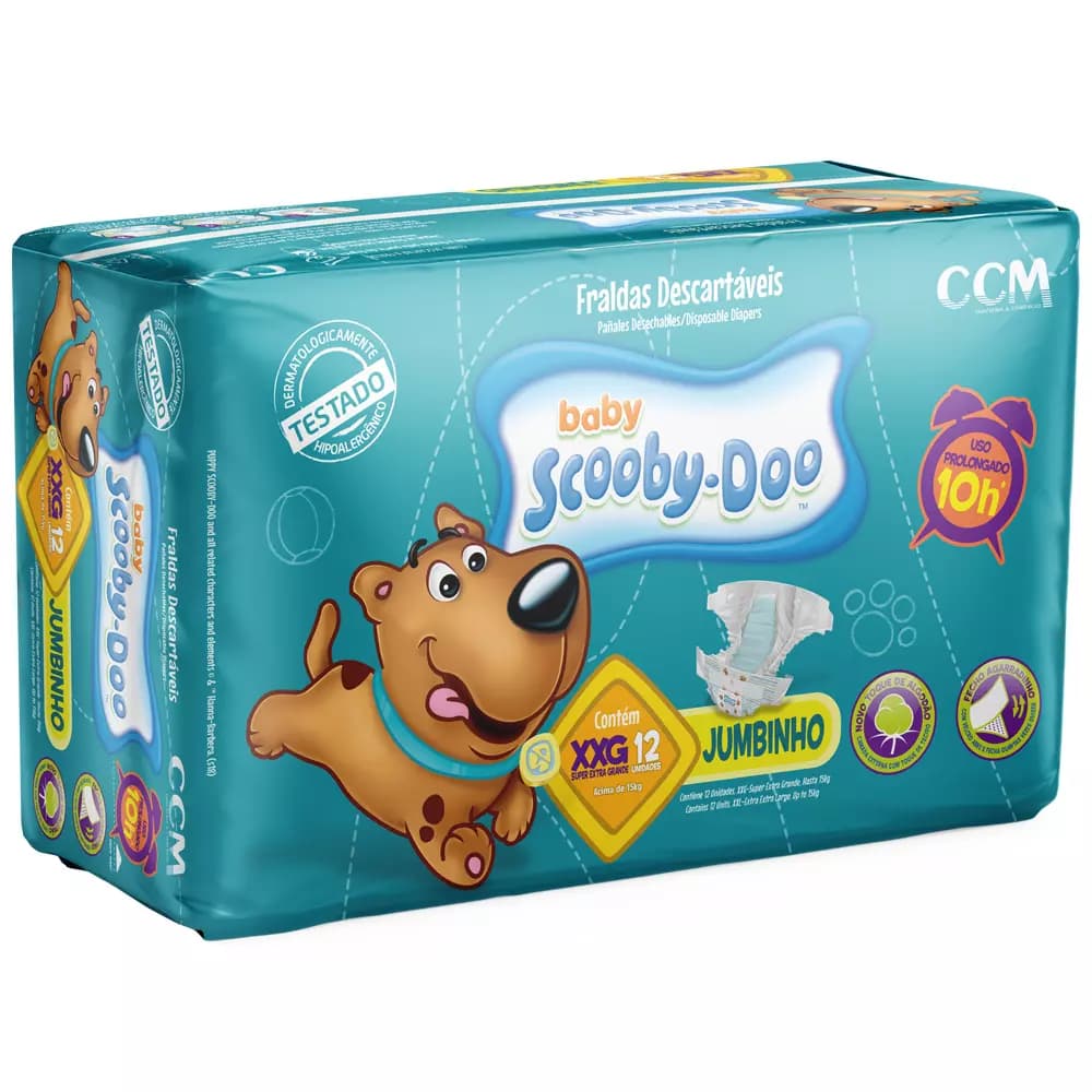 FRALDA DESCS COOBY DOO XXG C12