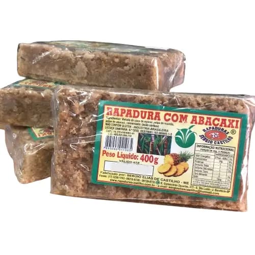 RAPADURA CASTILHO 400G ABACAXI