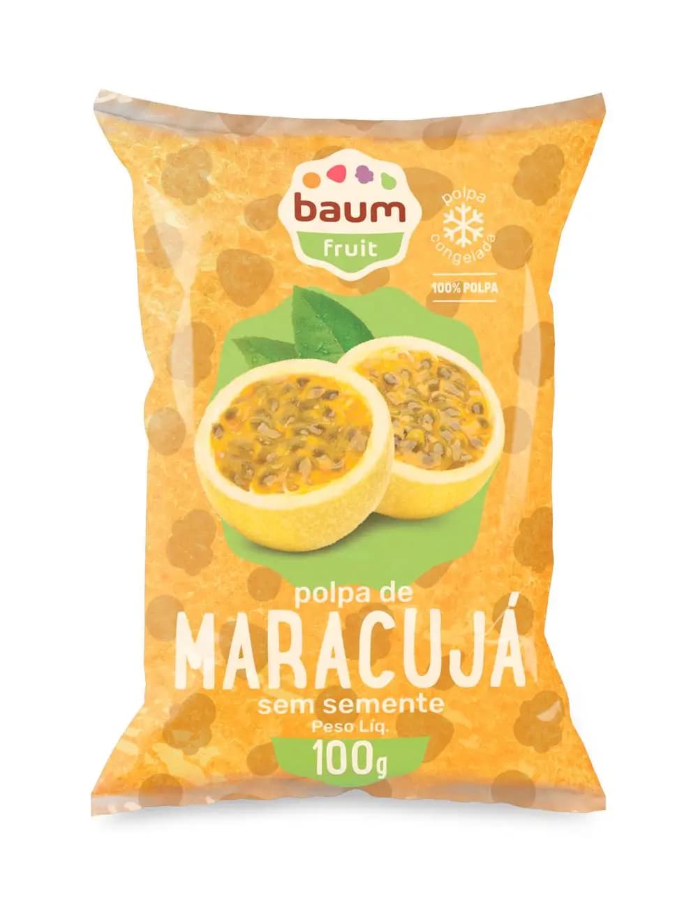 FRUTAS CONG BAUM 100G MARACUJA