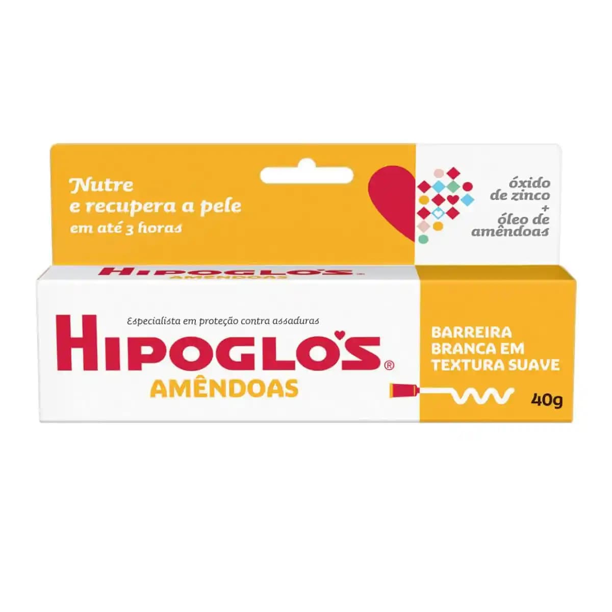 POMADA HIPOGLOS 40G AMENDOAS