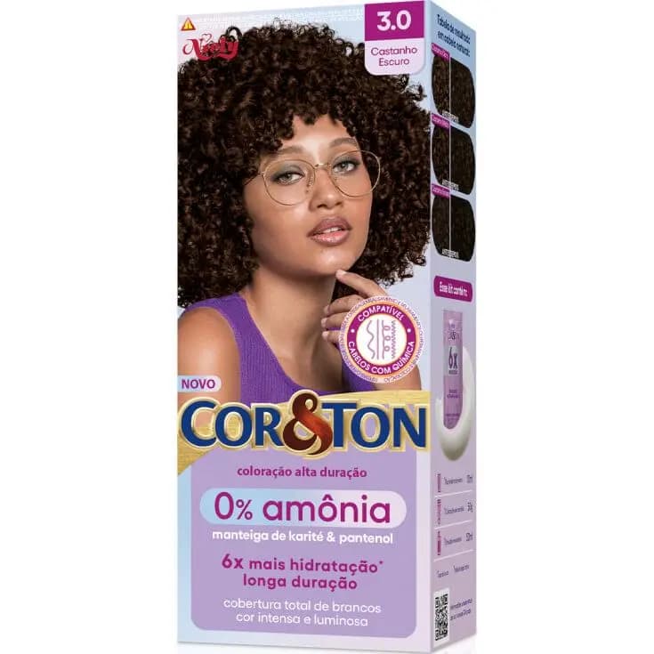 TINTURA COR E TON 0 AMONIA 3.0