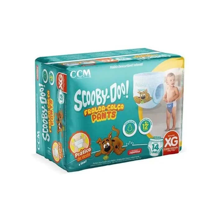 FRALDA DESC SCOOBY DOO JUMBINHO XG C14