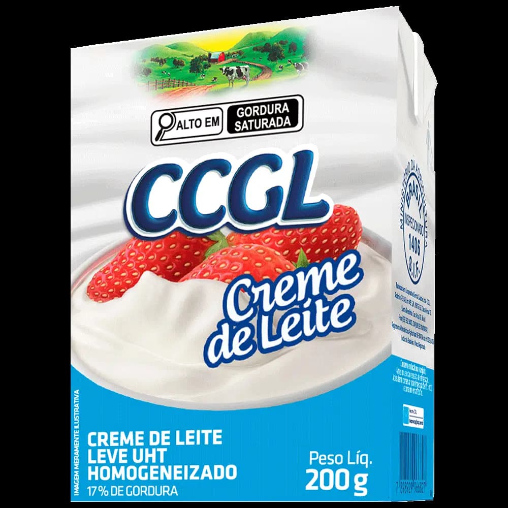 CREME DE LEITE CCGL 200G