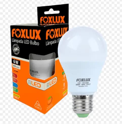 LAMPADA LED BULBO FOXLUX 6W