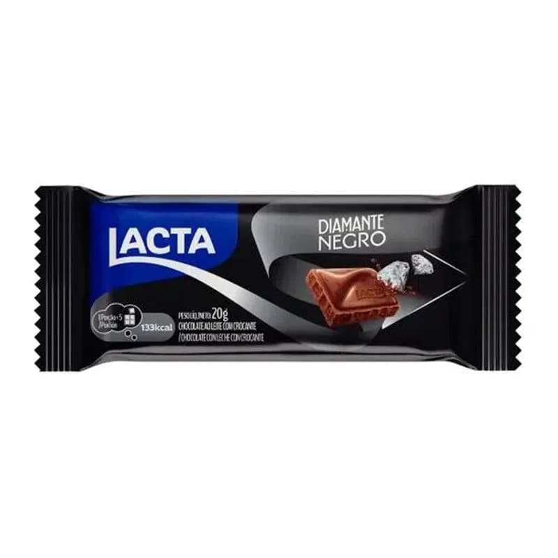 CHOCOLATE LACTA 20G DIAMANTE NEGRO