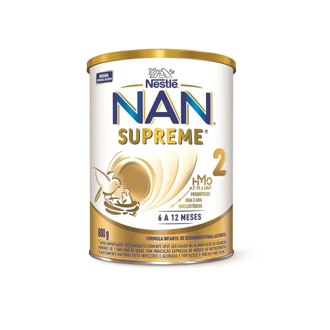 FORMULA INFANTIL NESTLE NAN SUPREME 2 800G