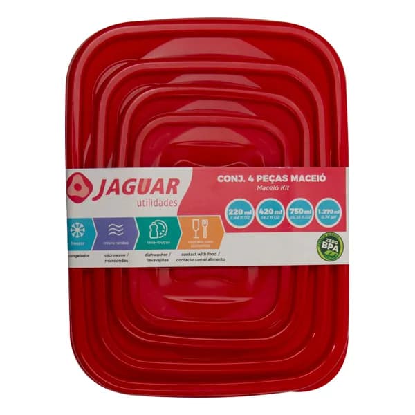 ORGANIZ RED JAGUAR GARDEM 4PCS