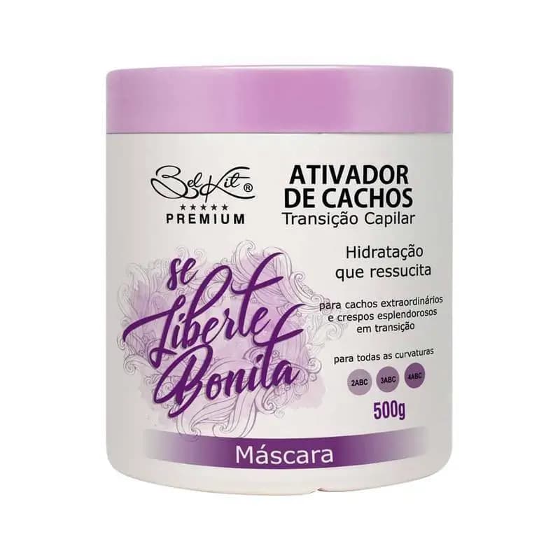 MASCARA BEL KIT 500G ATIVADOR CACHOS