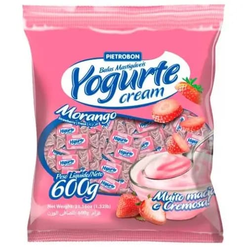 BALA MASTIG PIETROBON 600G YOGURTE CREAM