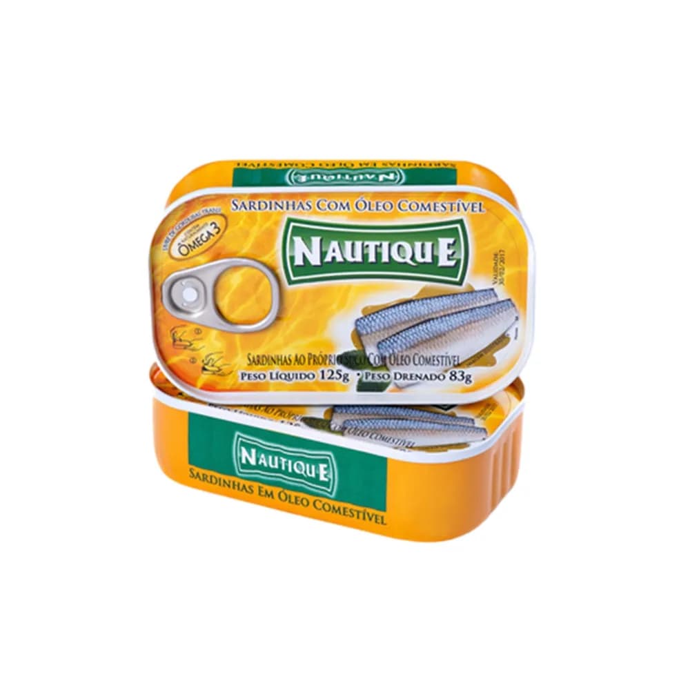 SARDINHA NAUTIQUE 125G OLEO