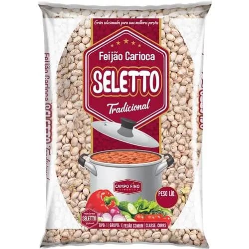 FEIJAO CARIOCA SELETTO 1KG