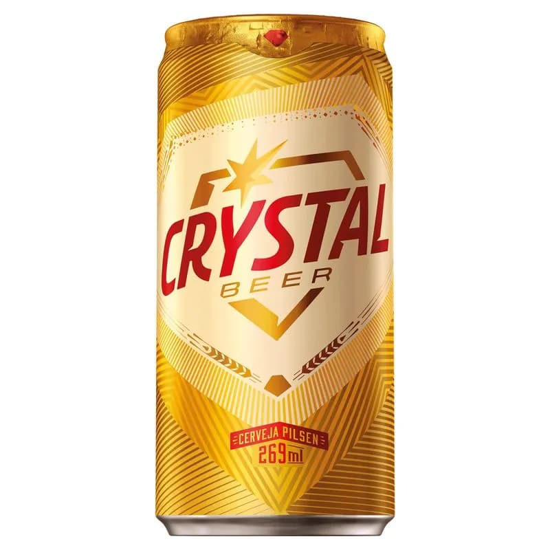 CERVEJA CRYSTAL LATA 269ML