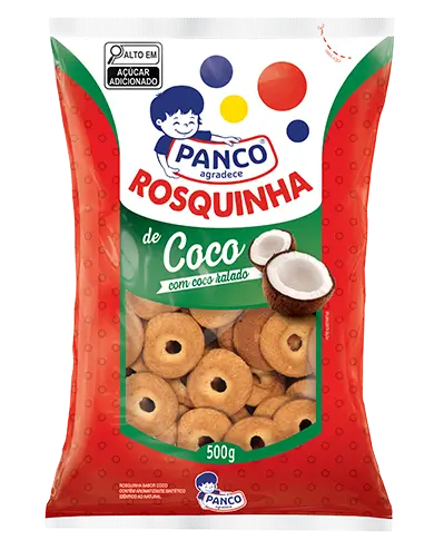 ROSQUINHAS PANCO 500G COCO