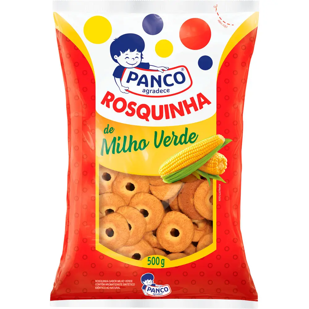 ROSQUINHAS PANCO 500G MILHO VERDE 