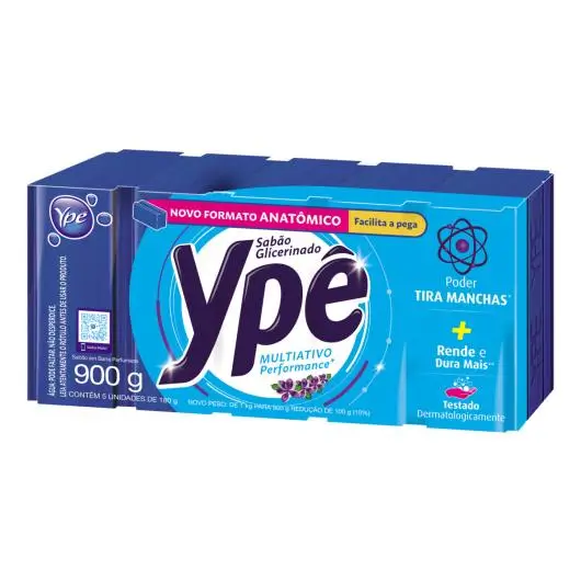 SABAO EM BARRA YPE 160G MULTIATIVO