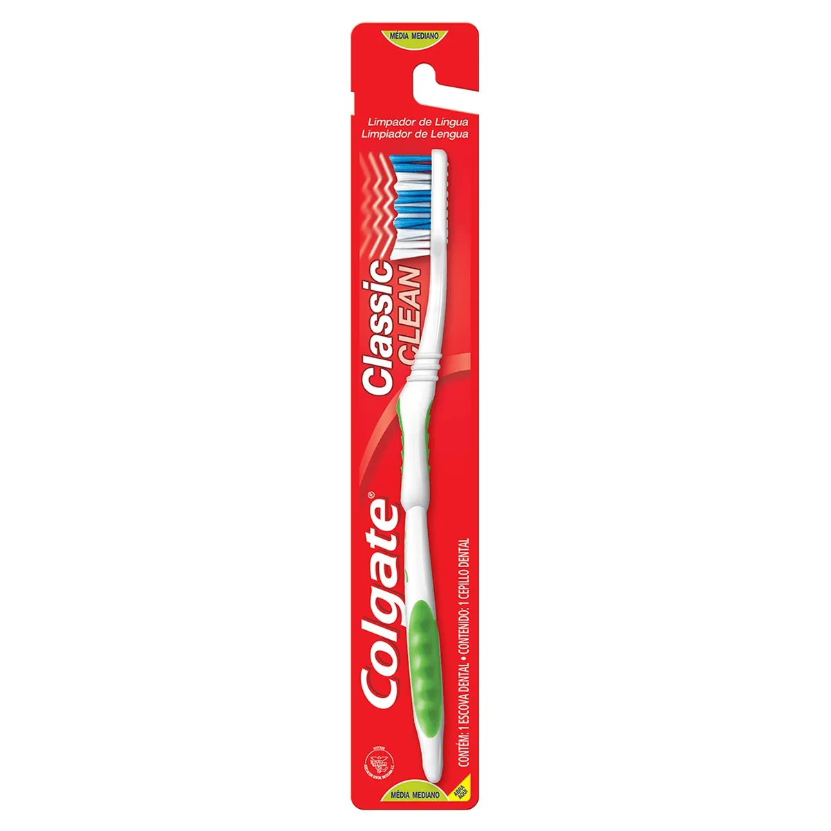 ESCOVA DENTAL COLGATE CLASSIC CLEAN MACIA