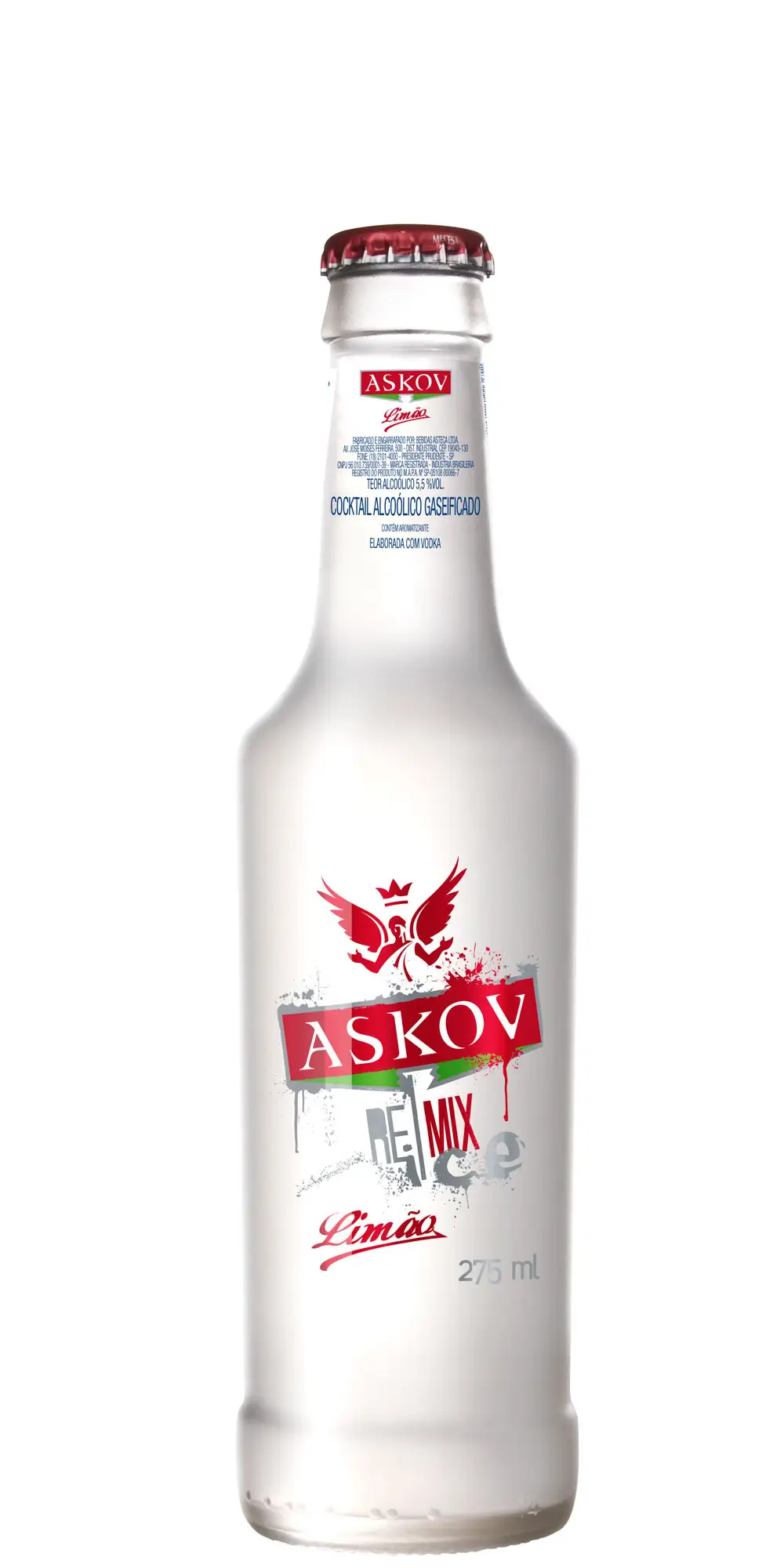 VODKA ASKOV 275ML LIMAO