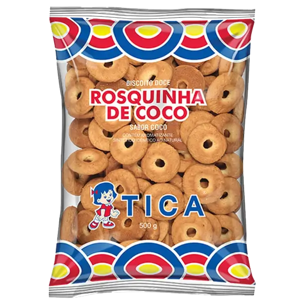 ROSQUINHAS COCO TICA 500G