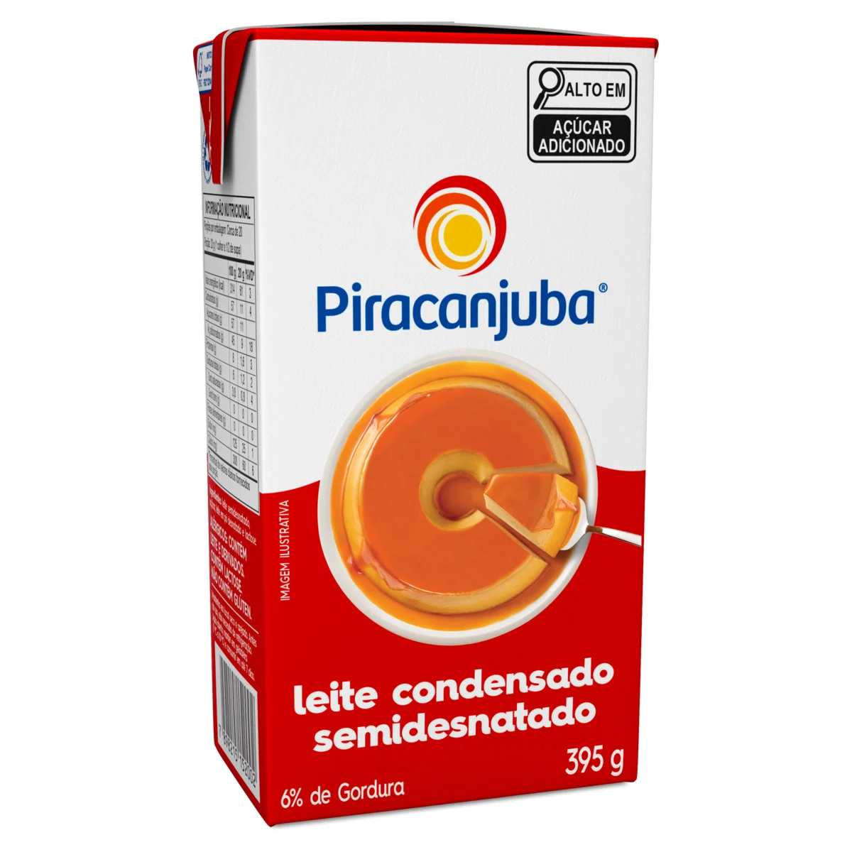 LEITE CONDENSADO PIRACANJUBA SEMI TP 395G
