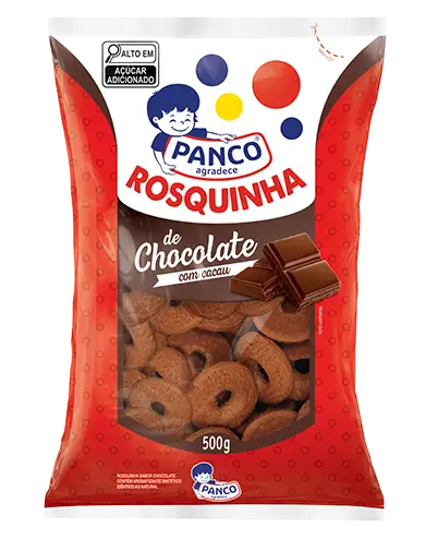ROSQUINHAS PANCO 500G CHOCOLATE 