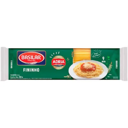 MACARRAO BASILAR 400G BAVETI