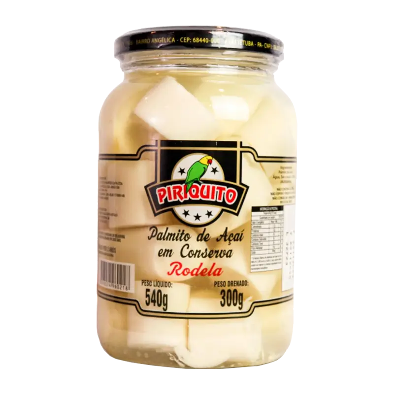 PALMITO ACAI PIRIQUITO 300G RODELA
