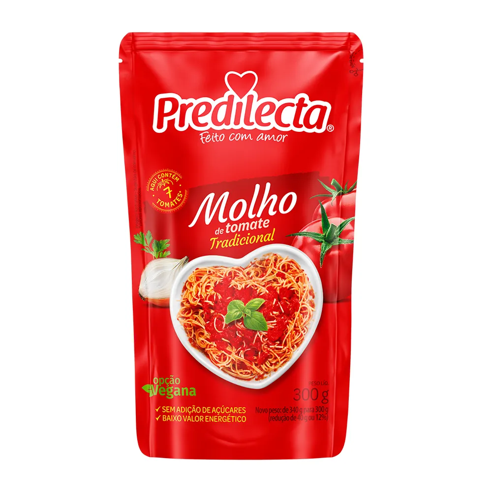 MOLHO TOMATE REF PREDILECTA SC 300G