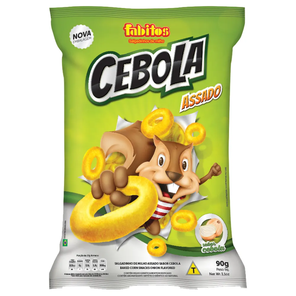 SALGADINHO FABITOS 90G CEBOLA