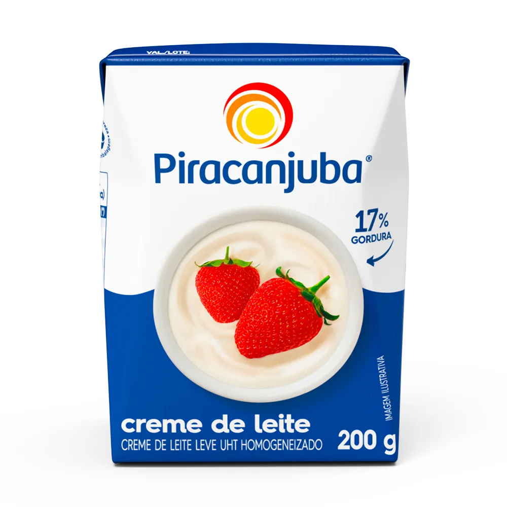 CREME DE LEITE PIRACANJUBA TP 200G
