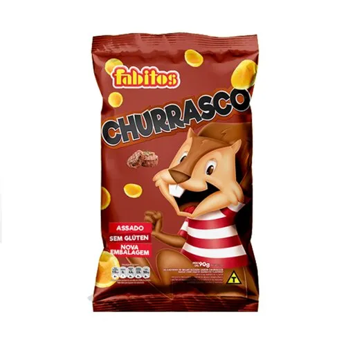 SALGADINHO FABITOS 90G CHURRASCO