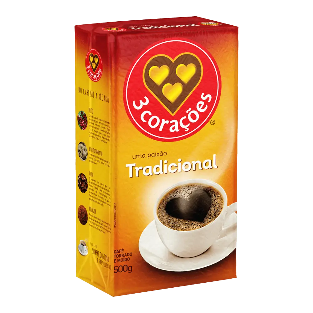 CAFE 3CORACOES VACUO 500G EXTRAFORTE