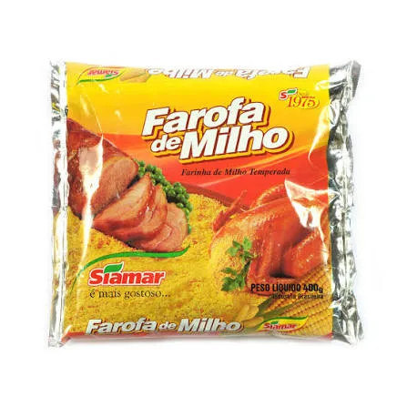 FAROFA MILHO TEMP SIAMAR 400G
