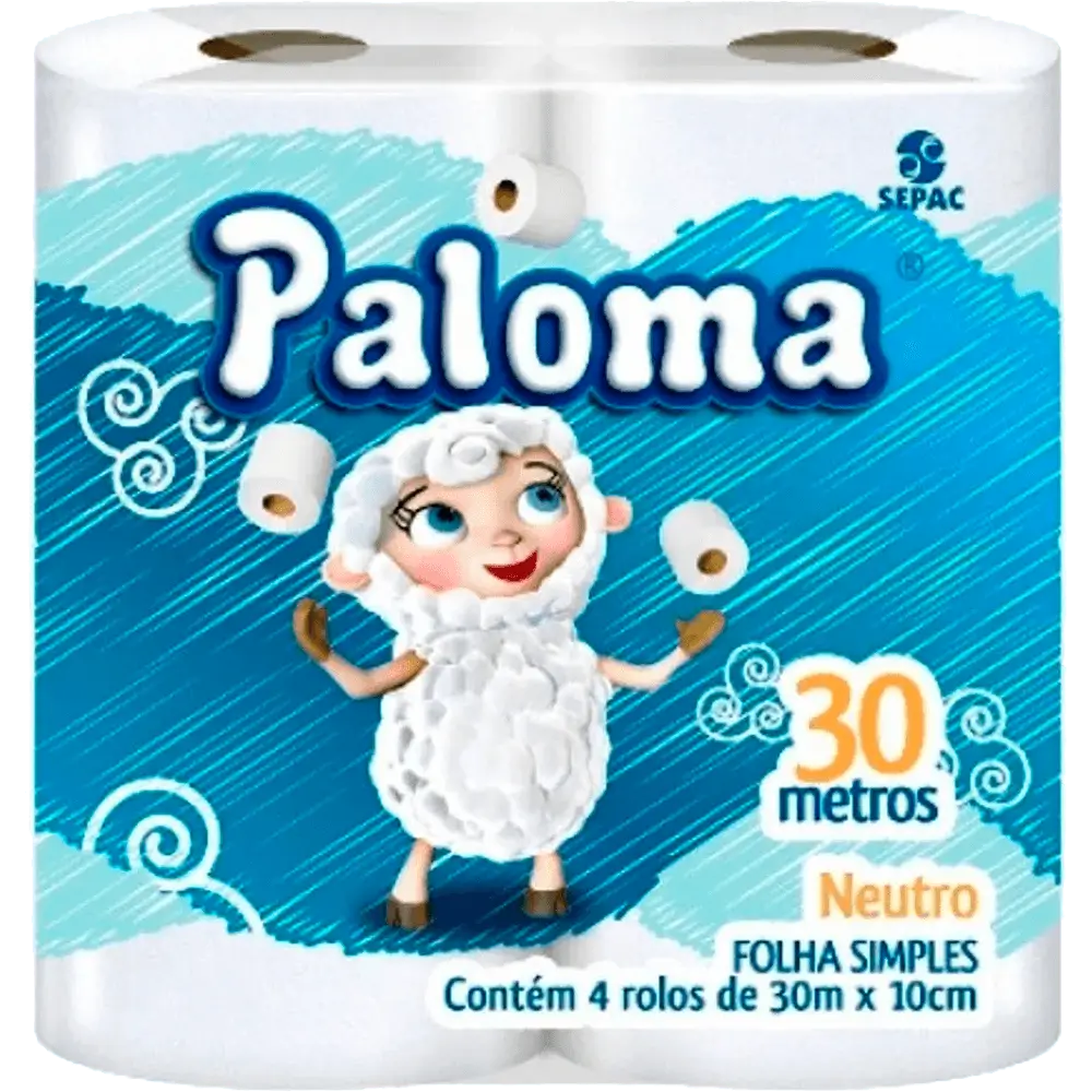 PAPEL HIG PALOMA NEUTRO FS 8X30M