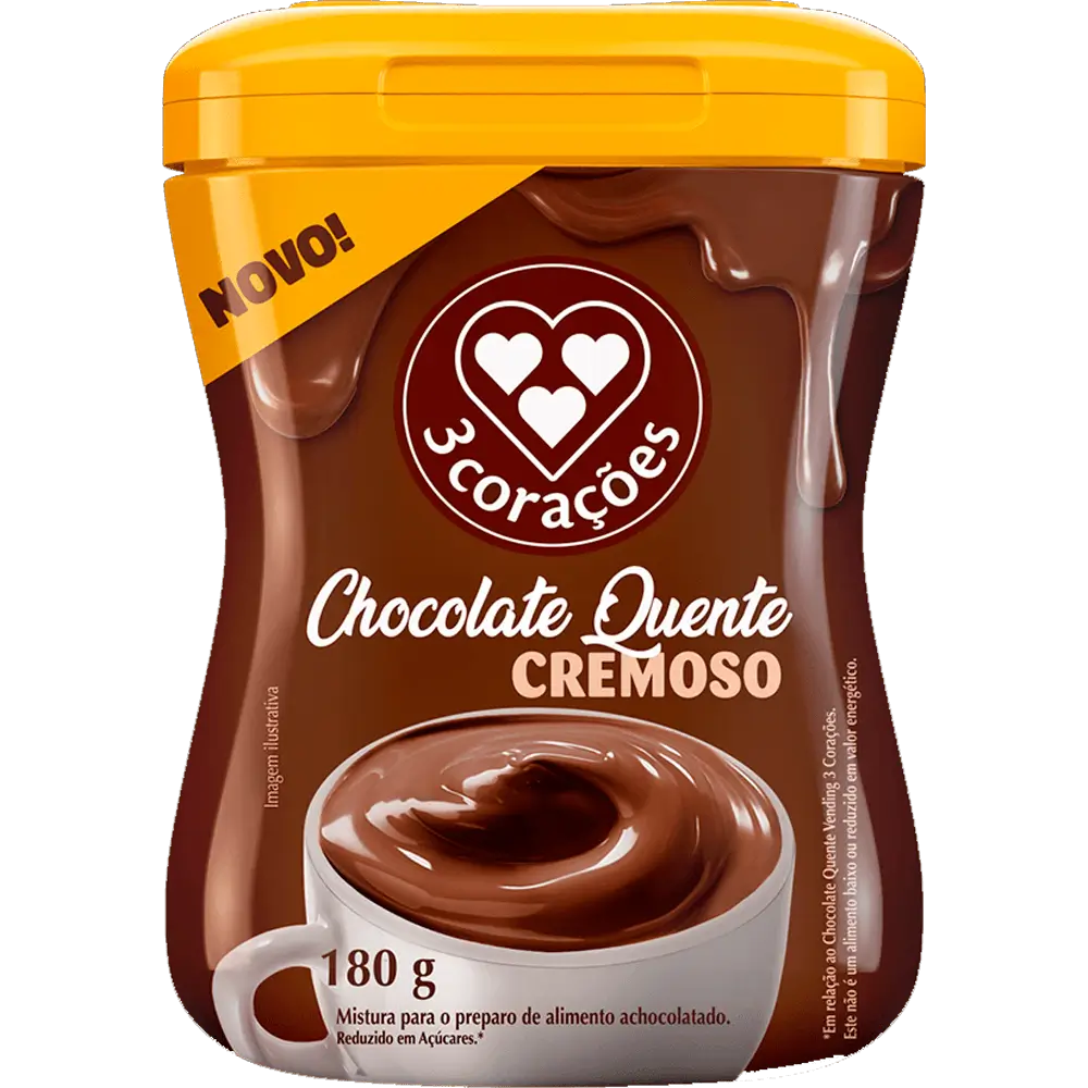 CHOCOLATE QUENTE PO 3CORACOES 180G