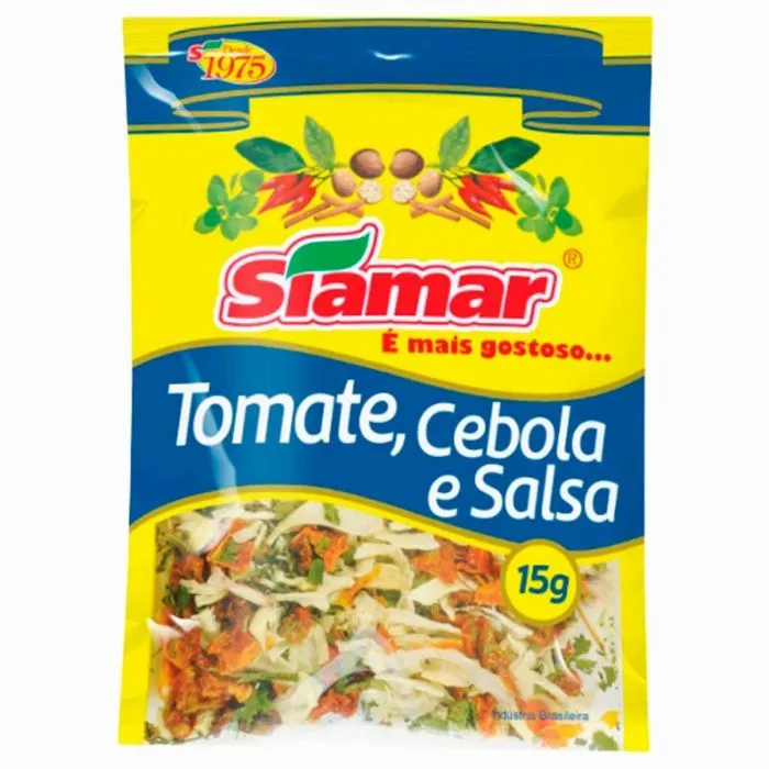 TOMATE CEBOLA E SALSA SIAMAR 15G