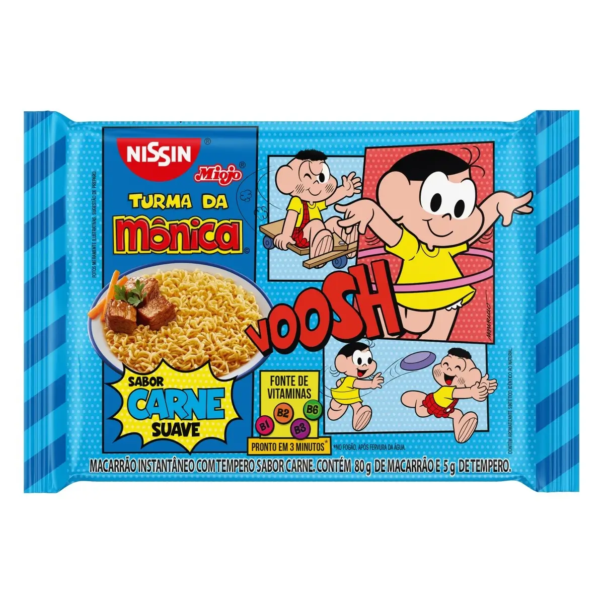 MACARRAO INSTANT NISSIN 80G T MONICA CARNE