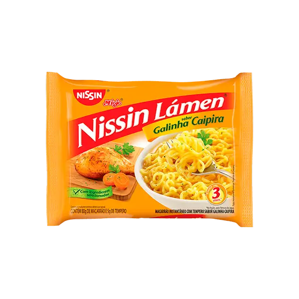 MACARRAO INSTANT NISSIN 85G GALINHA CAIPIRA
