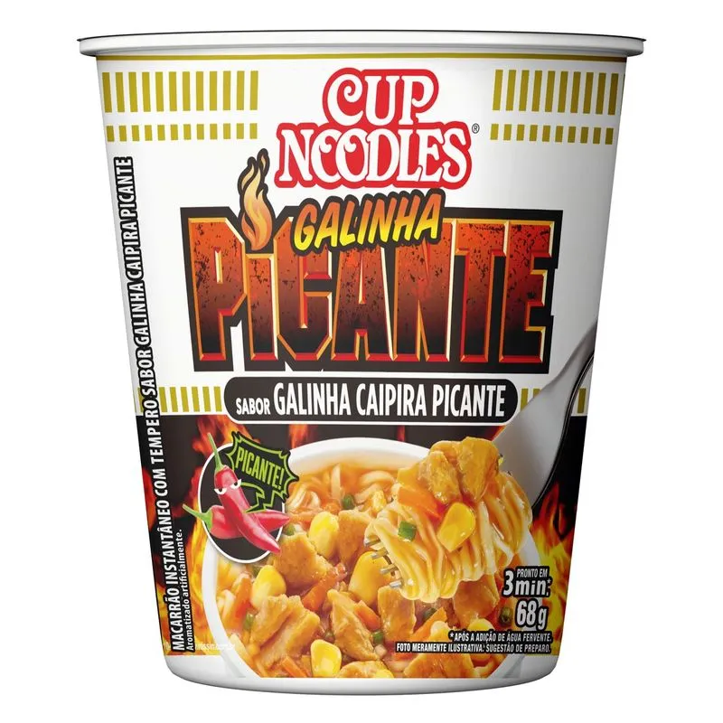 MACARRAO CUP NOODLES 68G G CAIPIRA PICANTE